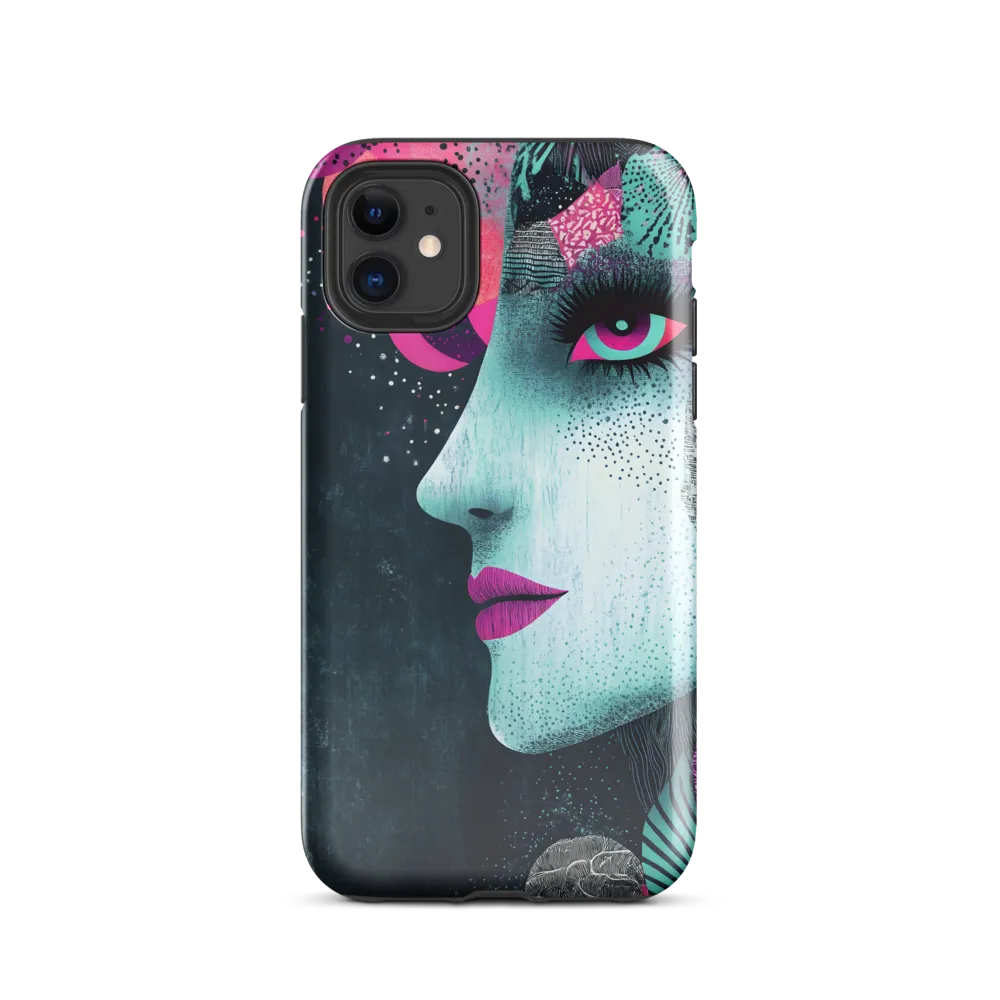 Mystical Beauty in Blue and Pink | Phone Case |  11 | Tough Case | Glossy