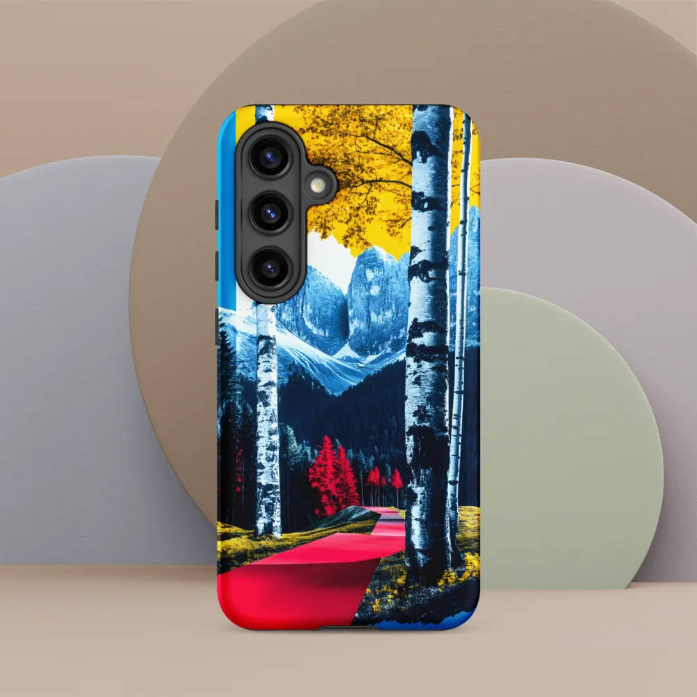 Vibrant Pathways in a Surreal Landscape