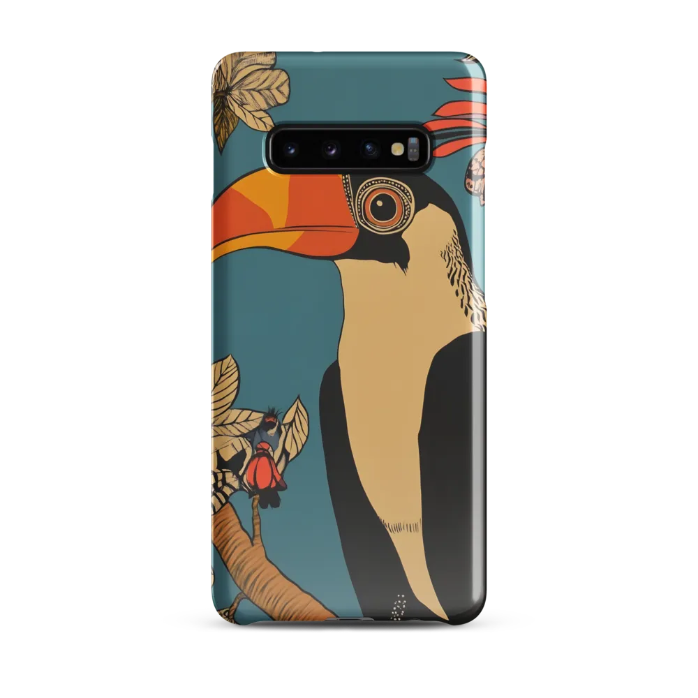 Tropical Majesty: The Toucan at Rest | Phone Case |  S10 Plus | Snap Case | Glossy