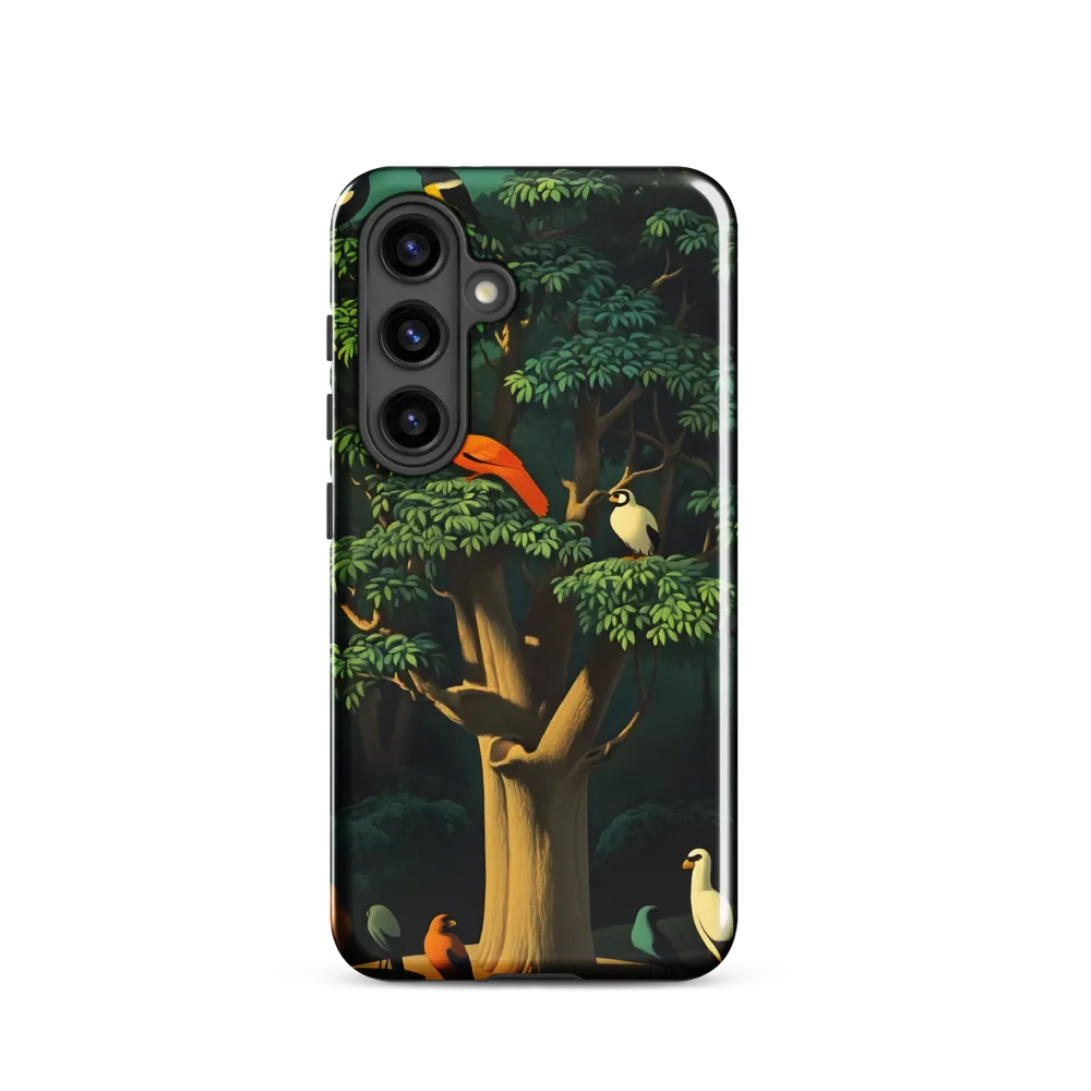 Harmony in Color: A Surreal Bird Symphony