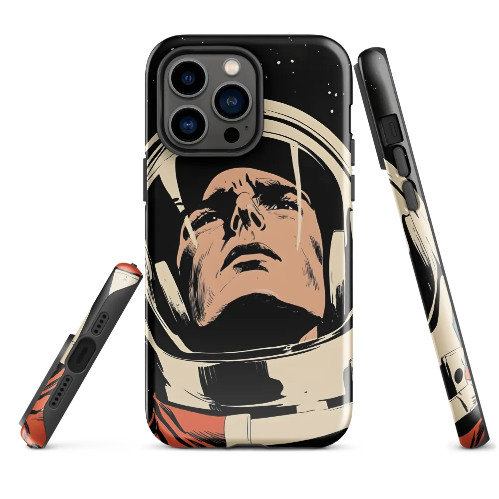 Gaze of the Astronaut | Phone Case |  14 Pro Max | Tough Case | Glossy