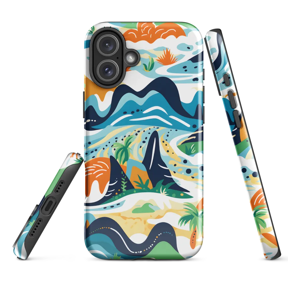 Abstract Tropical Landscape