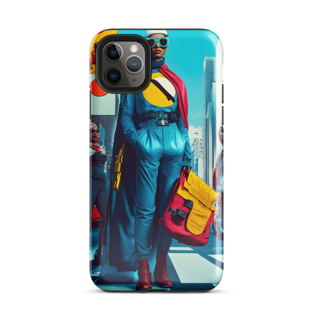 Urban Power: A Superhero's Stance | Phone Case |  11 Pro Max | Tough Case | Glossy