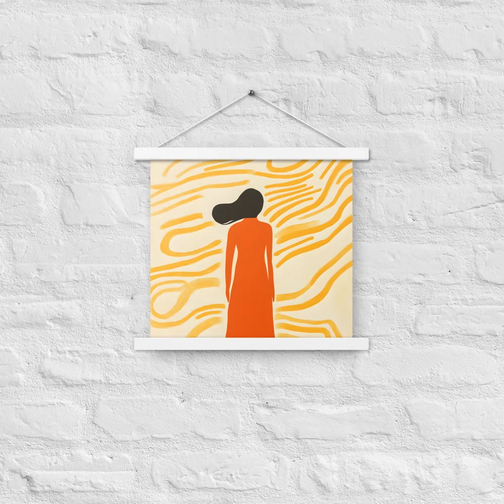 Connection to Serenity | Poster With White Wood Hanger | 14″×14″