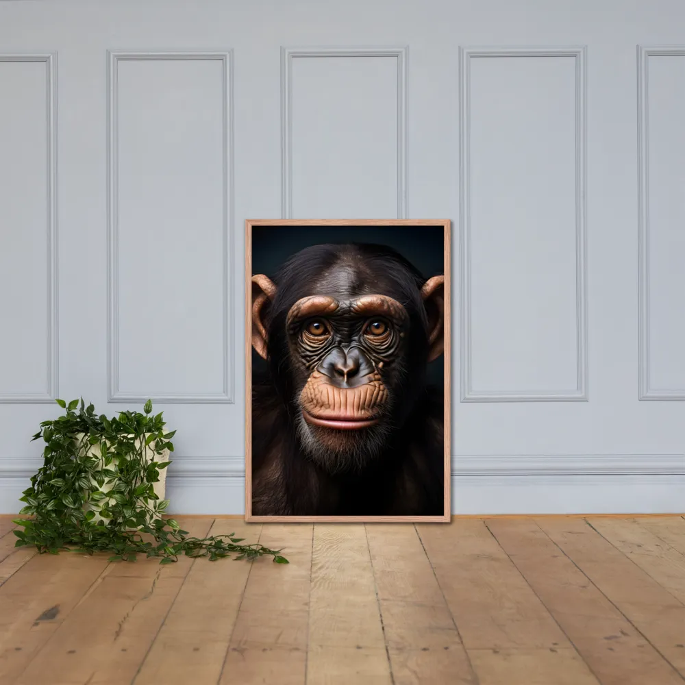 Whispers of Curiosity | Poster with Red oak Frame | 24″×36″