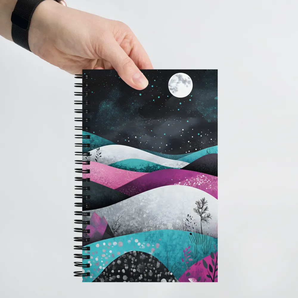 Moonlit Serenity | Spiral Notebook