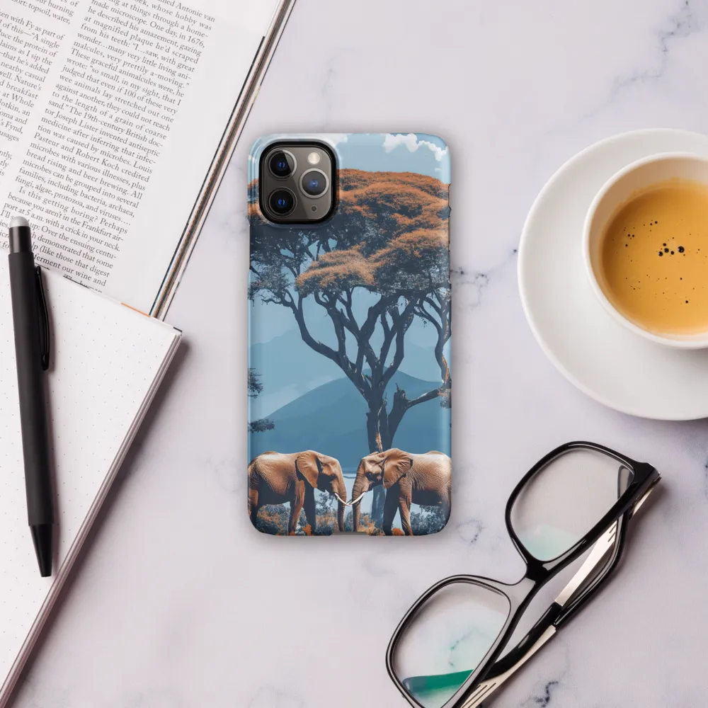 Elephants Amidst Serenity