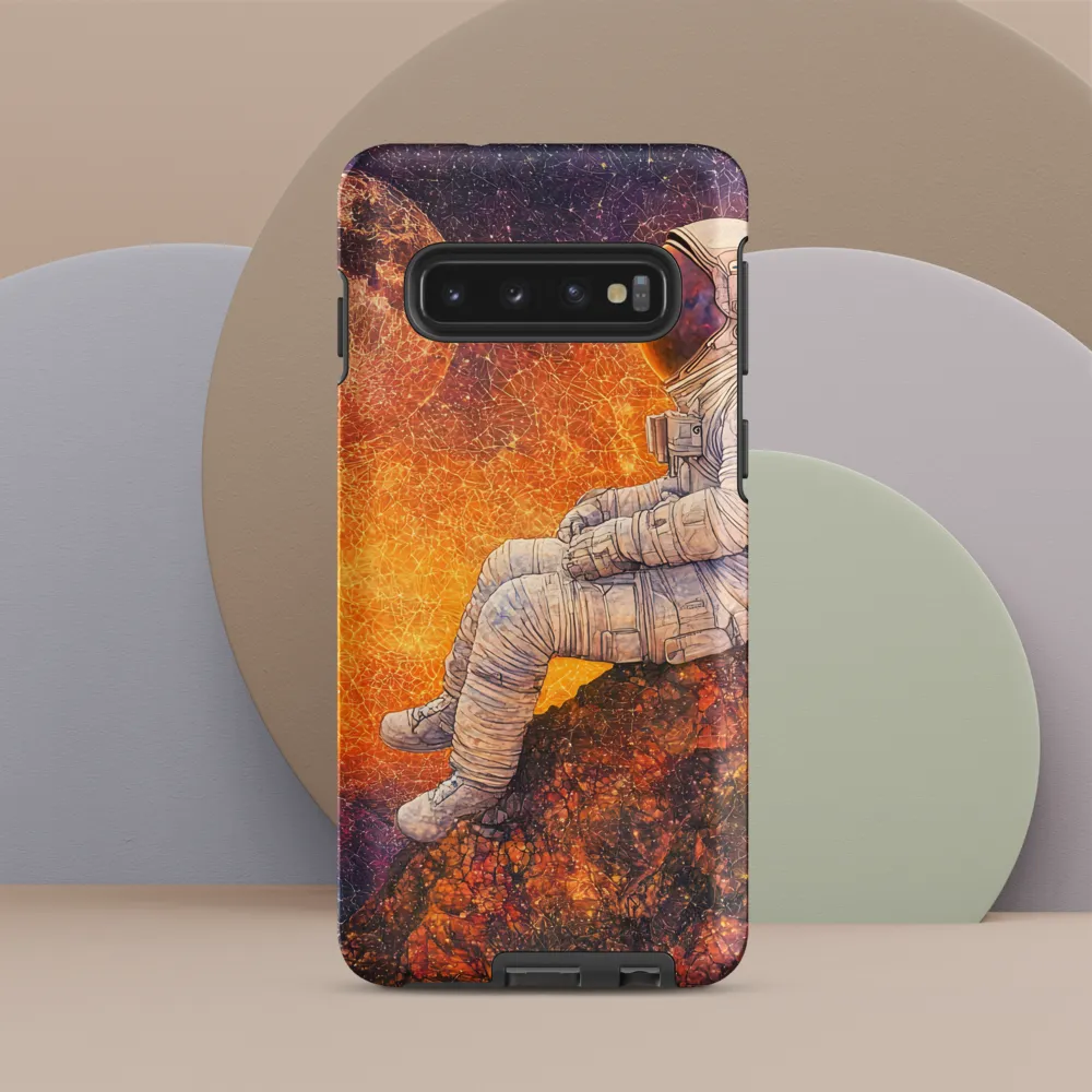 Cosmic Contemplation | Phone Case |  S10 | Tough Case | Matte