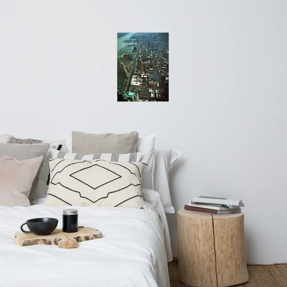 Aerial Symphony of Urban Life | Poster | 18″×24″