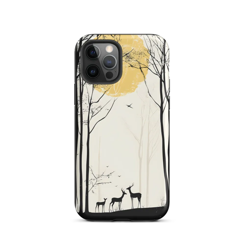 Silhouetted Serenity | Phone Case |  12 Pro | Tough Case | Matte