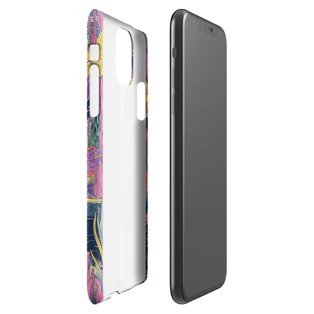 Underwater Dreamscape: A Playful Encounter | Phone Case |  11 Pro Max | Snap Case | Matte