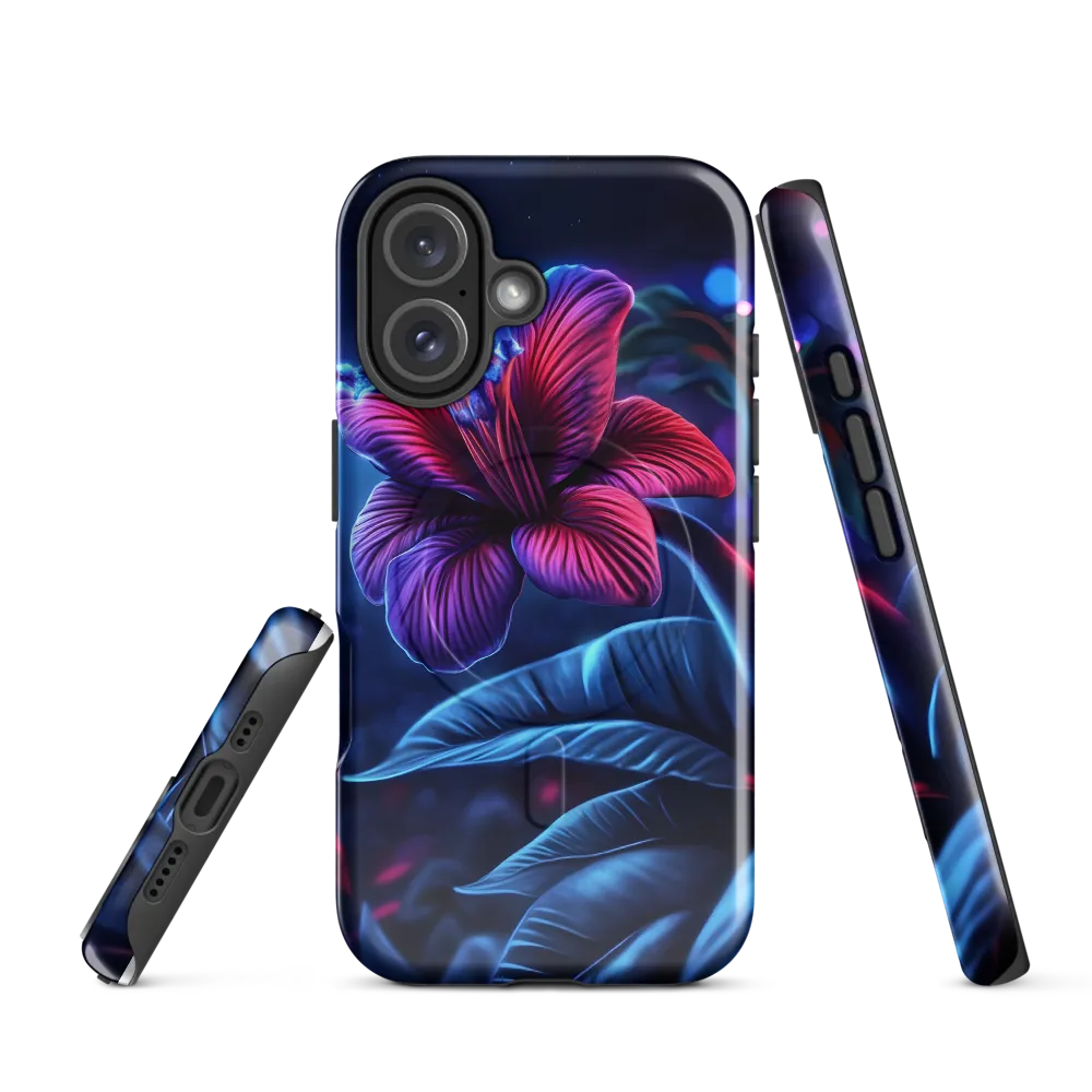 Illuminated Serenity: The Surreal Blossom