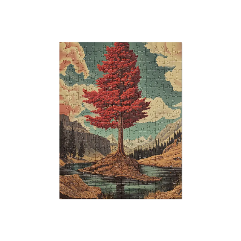 Majesty of the Solitary Tree | Jigsaw Puzzle | 252/520 pieces