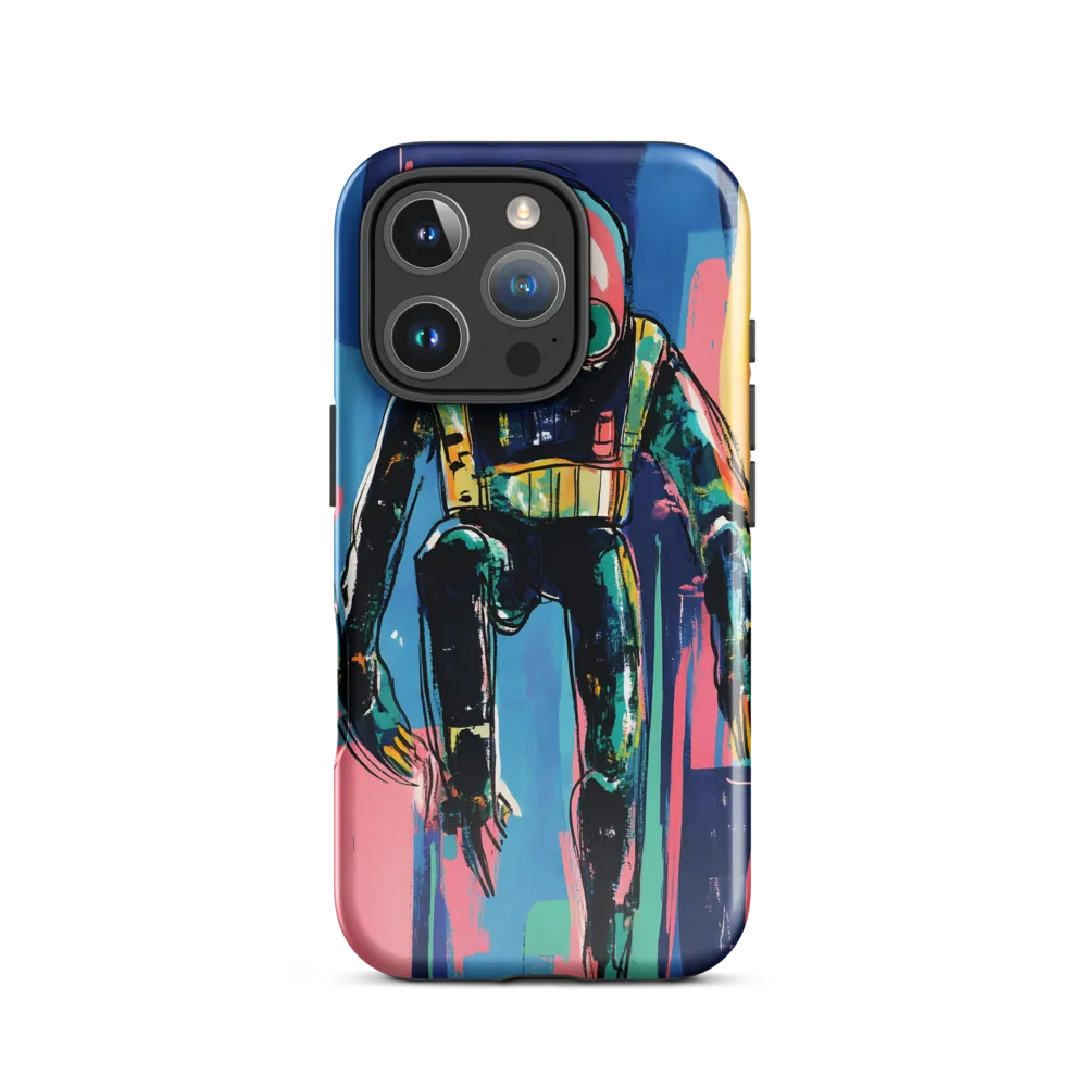 Diver in Vibrant Motion