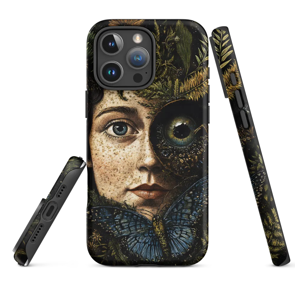 Nature's Embrace: A Surreal Portrait | Phone Case |  16 Pro Max | Tough Case | Matte