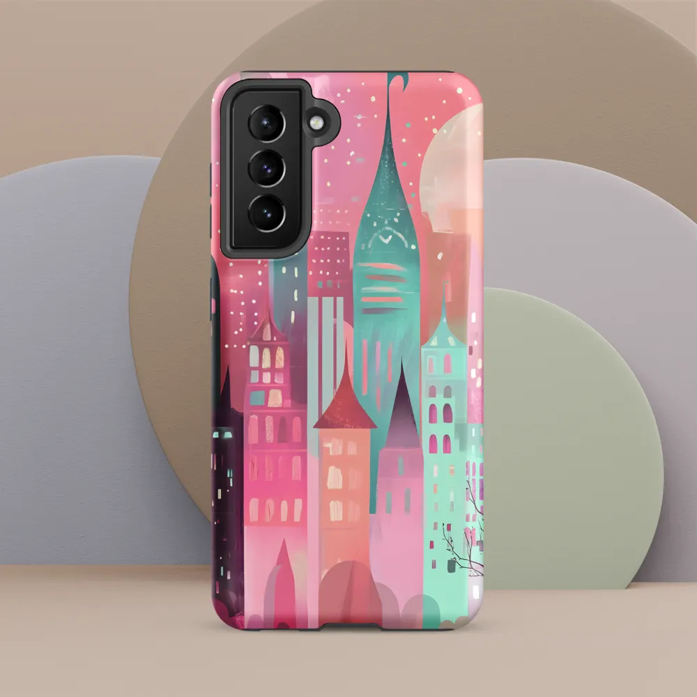 Whimsical City at Dusk