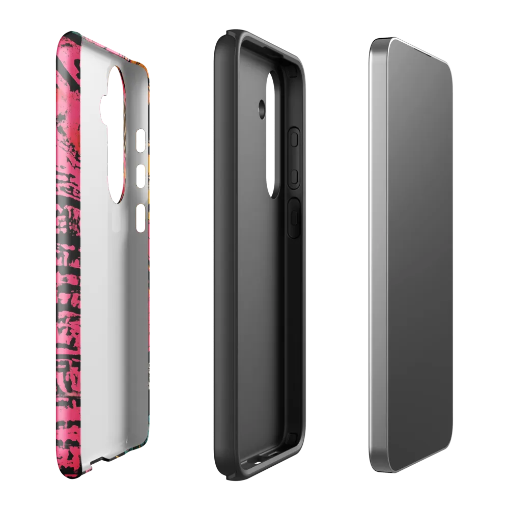 Bold Encounter: The Vibrant Elephant | Phone Case |  S24 Plus | Tough Case | Glossy