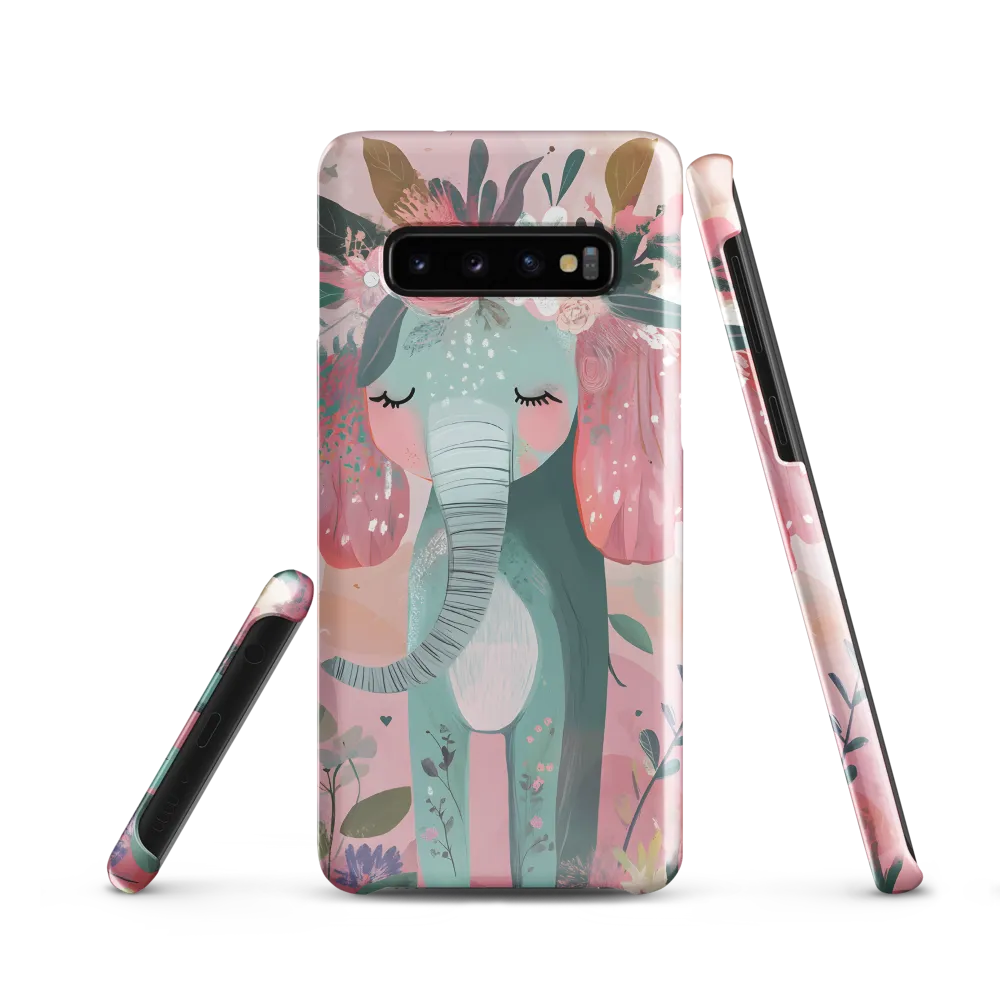 Whimsical Elephant in Bloom