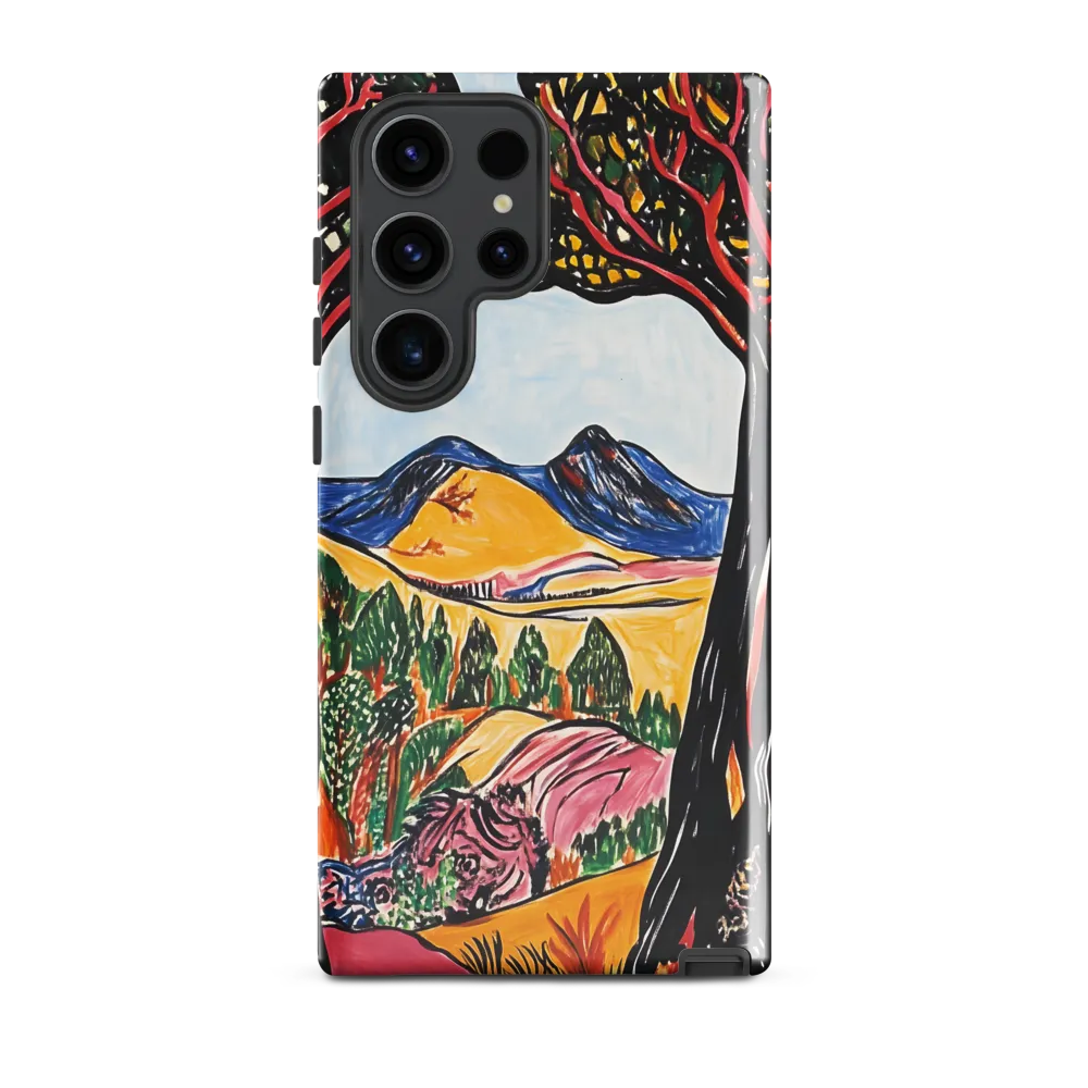 Vibrant Nature's Embrace | Phone Case |  S23 Ultra | Tough Case | Glossy