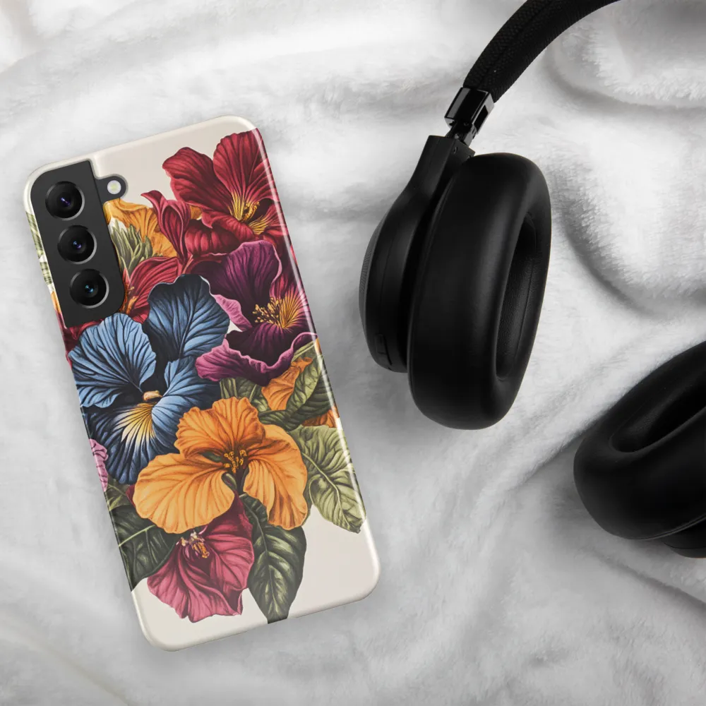 Floral Symphony in Color | Phone Case |  S22 Plus | Snap Case | Glossy