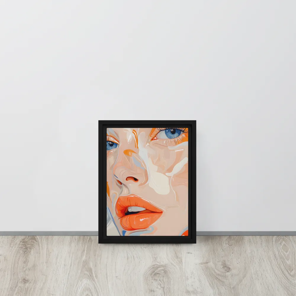 Ethereal Expressions | Canvas with White Frame | 9″×12″