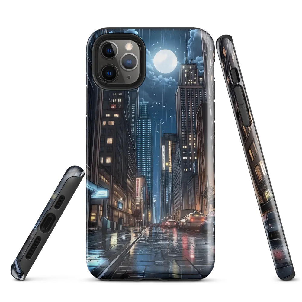 Moonlit Urban Serenity | Phone Case |  11 Pro Max | Tough Case | Glossy