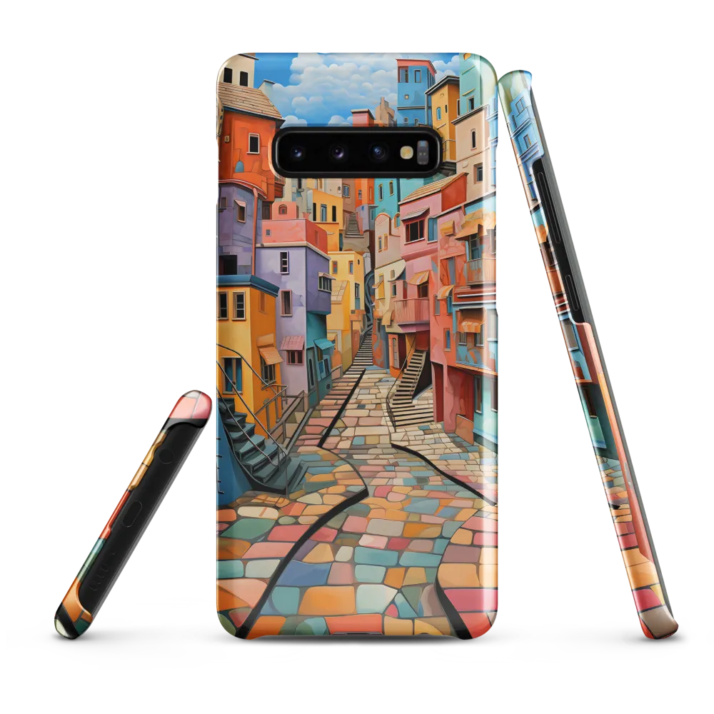 Vibrant Cityscape: A Kaleidoscope of Colors | Phone Case |  S10 Plus | Snap Case | Glossy