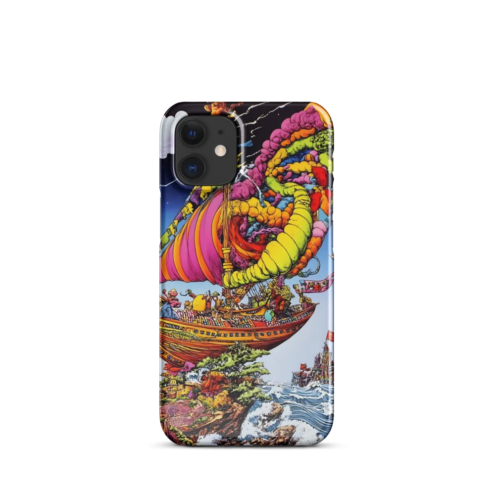 Voyage of Whimsy: A Surreal Sailor's Dream | Phone Case |  12 Mini | Snap Case | Glossy