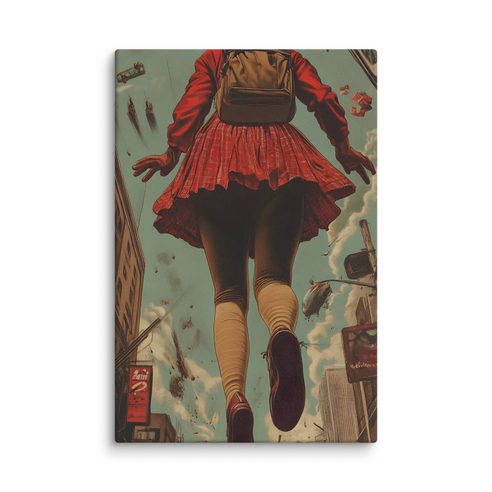 Flight of the Urban Dreamer | Canvas | 8″×12″