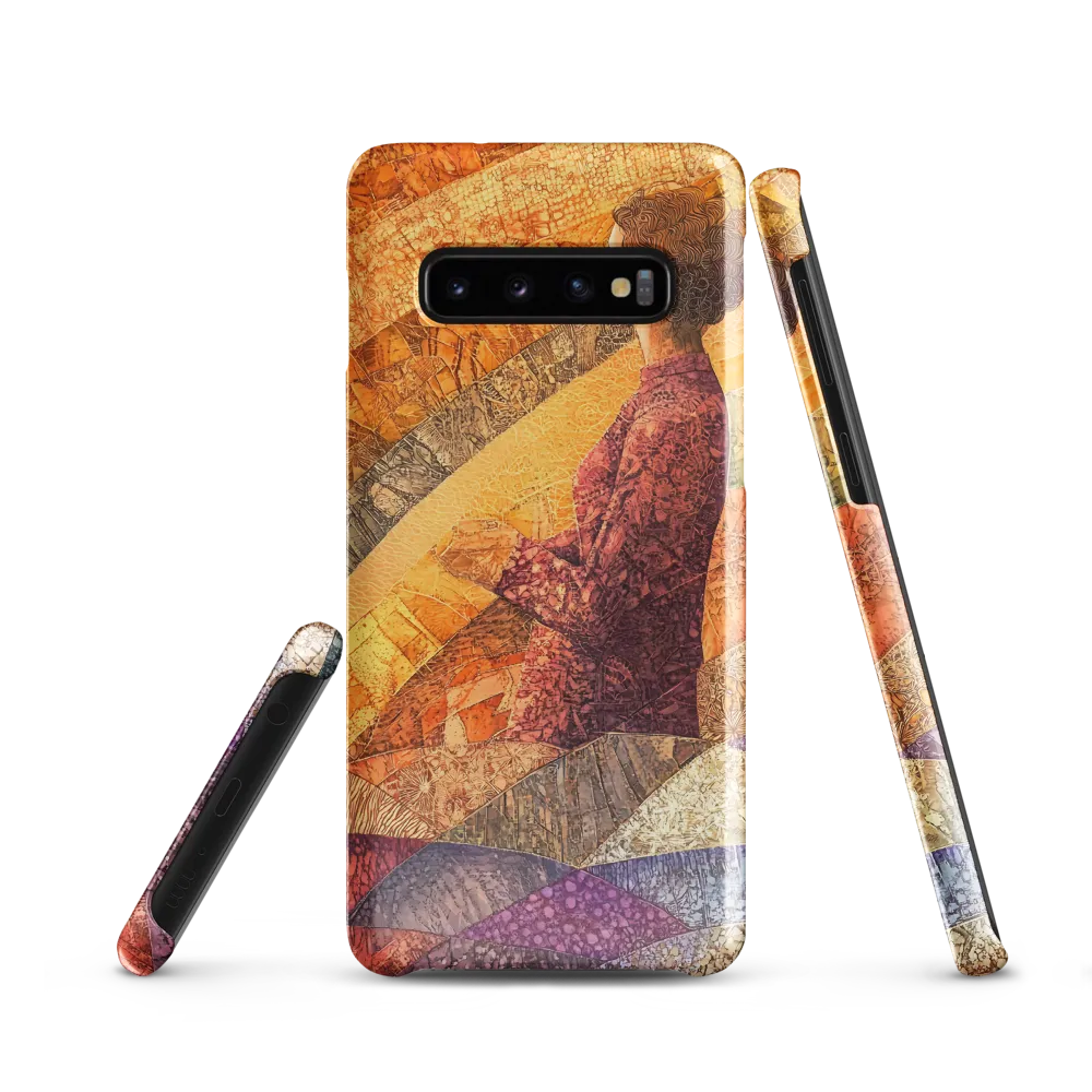 Whispers of Contemplation | Phone Case |  S10 | Snap Case | Glossy