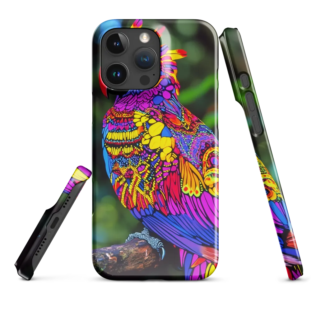 Vibrant Psychedelic Parrot