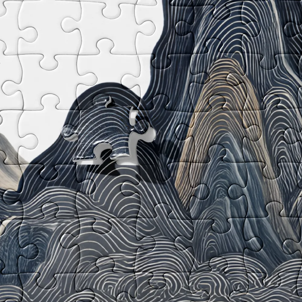 Harmony of Mountains and Temples | Jigsaw Puzzle | 520 pieces