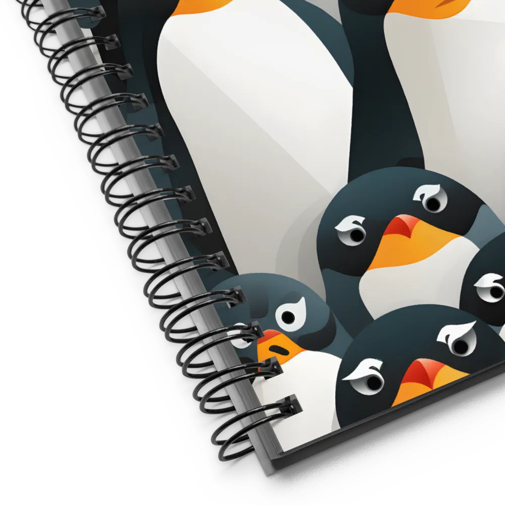 Penguin Parade | Spiral Notebook