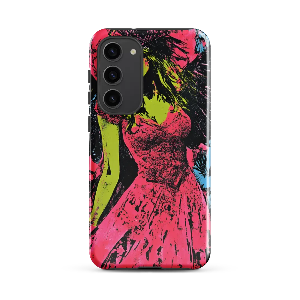 Mystical Angel in Neon Dreams