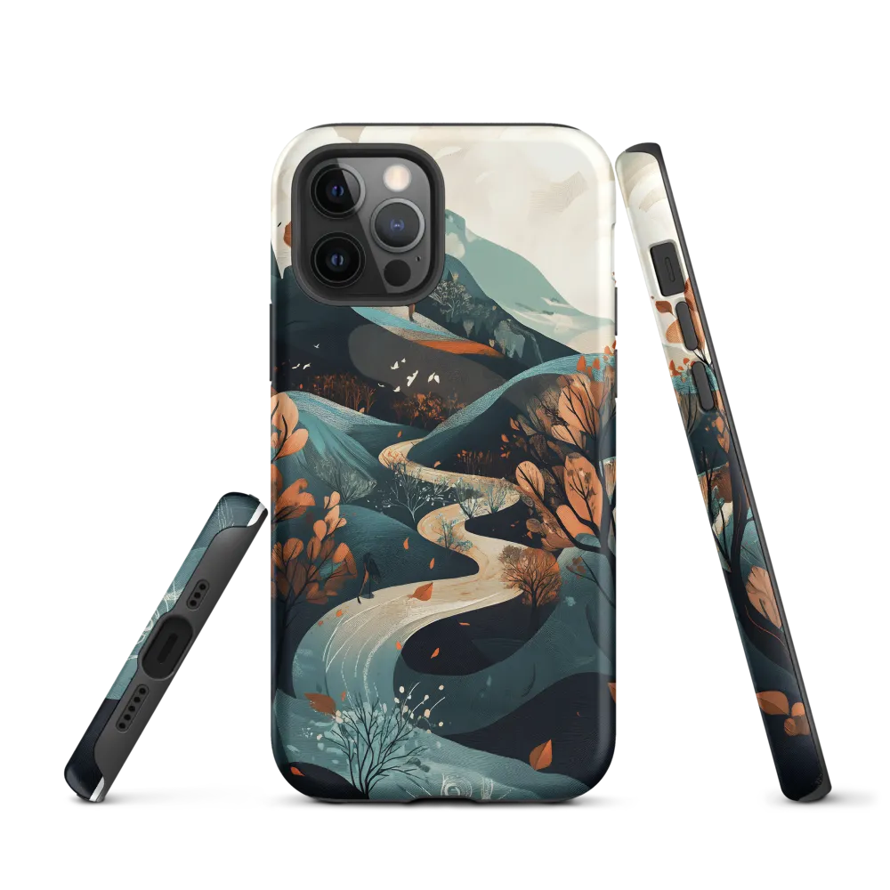 Whispers of Autumn: A Serene Journey | Phone Case |  12 Pro | Tough Case | Matte