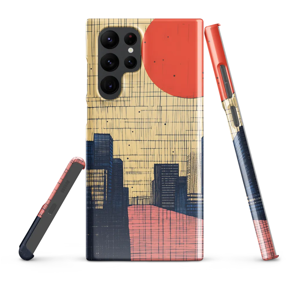 Urban Echoes: A Minimalist Cityscape