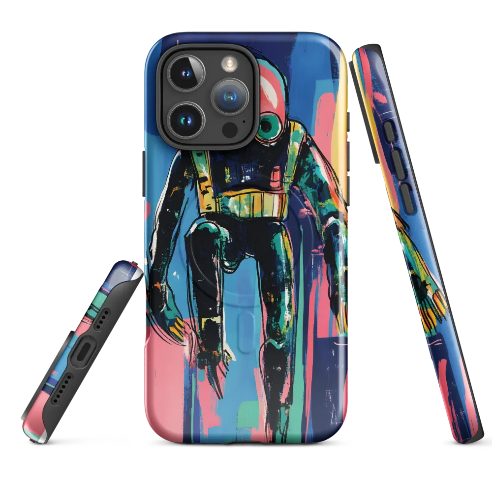 Diver in Vibrant Motion
