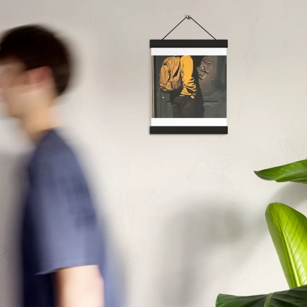 Silent Reflection | Poster With Black Wood Hanger | 8″×10″