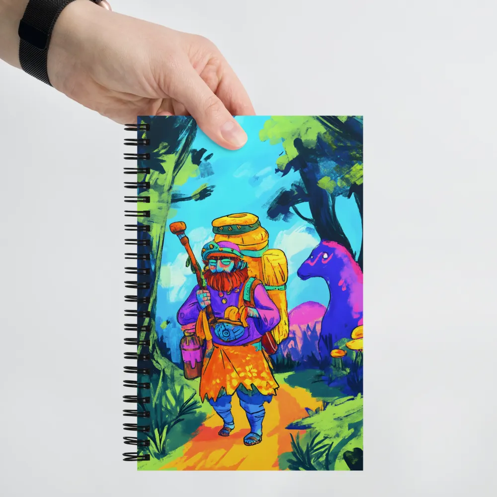 Journey Through a Whimsical Forest | Spiral Notebook