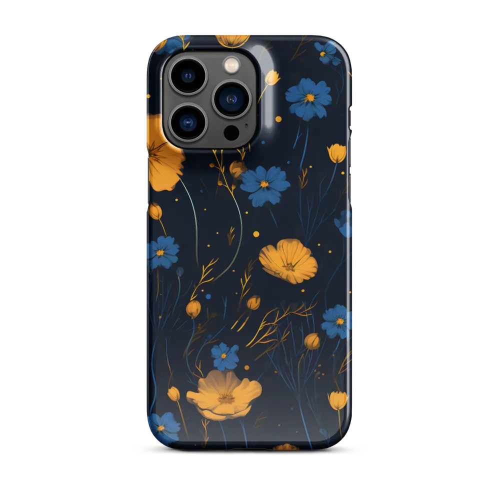 Nocturnal Blossoms | Phone Case |  14 Pro Max | Snap Case | Glossy