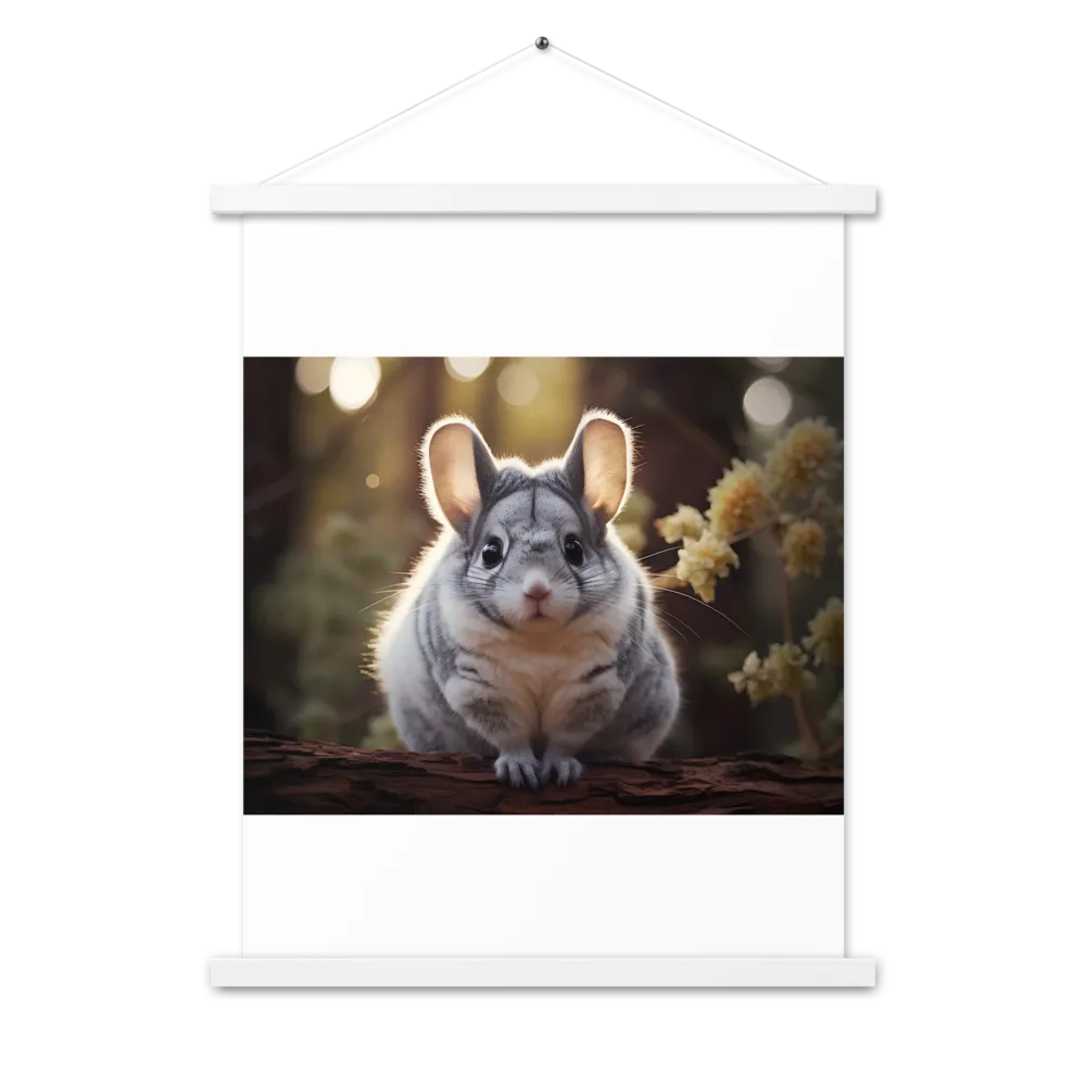 Curious Chinchilla in the Forest