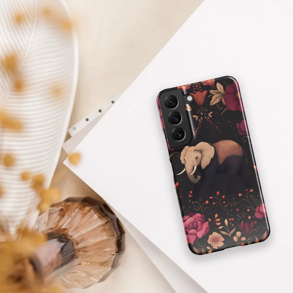 Whispers of the Wild: Elephants and Blooms