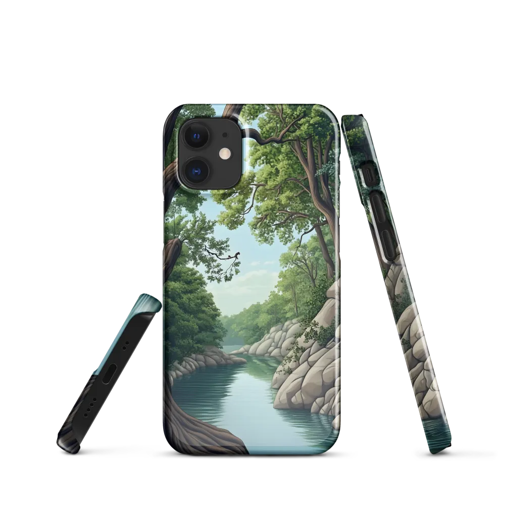 Tranquil Reflections: A Serene River Landscape