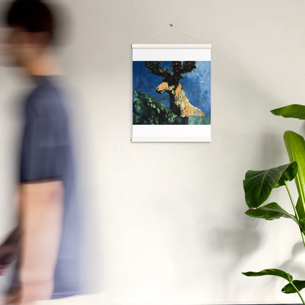 The Majestic Deer in Nature | Poster With White Wood Hanger | 16″×20″