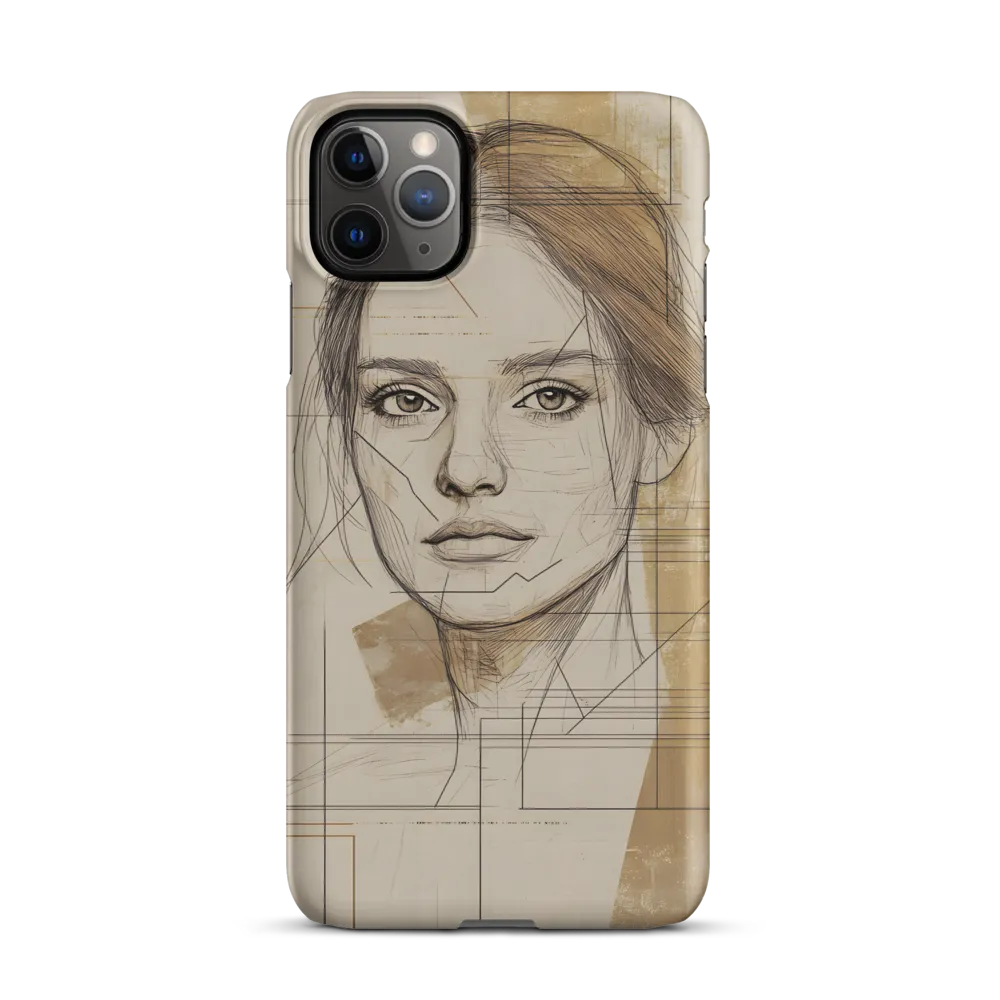 Geometric Elegance: A Modern Portrait