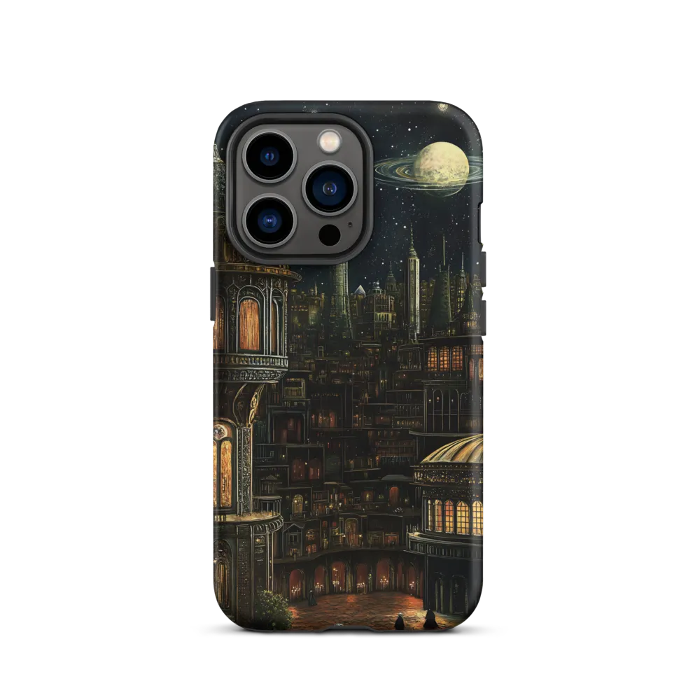 Celestial Enigma: A Surreal Cityscape