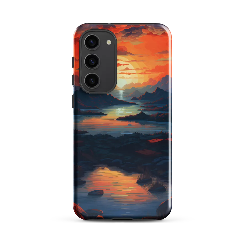 Ethereal Evening: A Digital Dusk