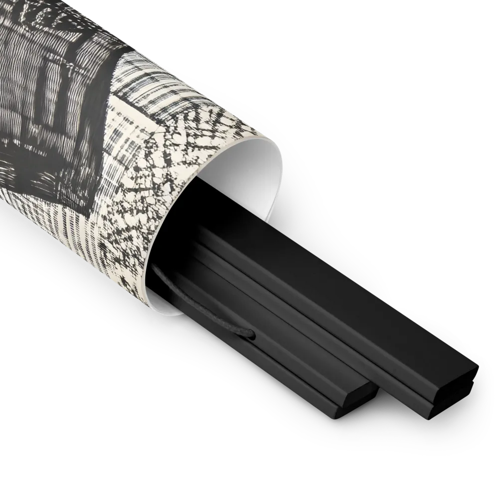 Urban Reflections: A Shopping Narrative | Poster With Black Wood Hanger | 18″×18″
