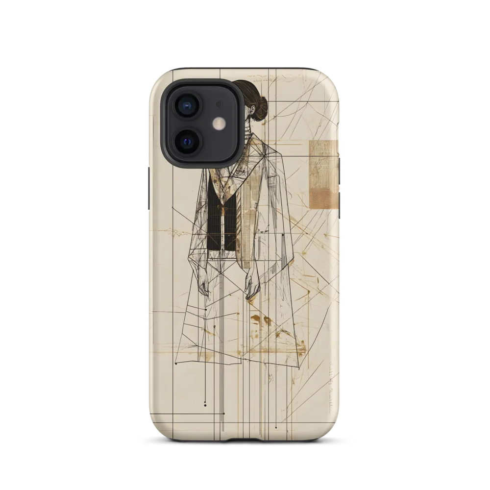 Elegance in Lines | Phone Case |  12 | Tough Case | Matte