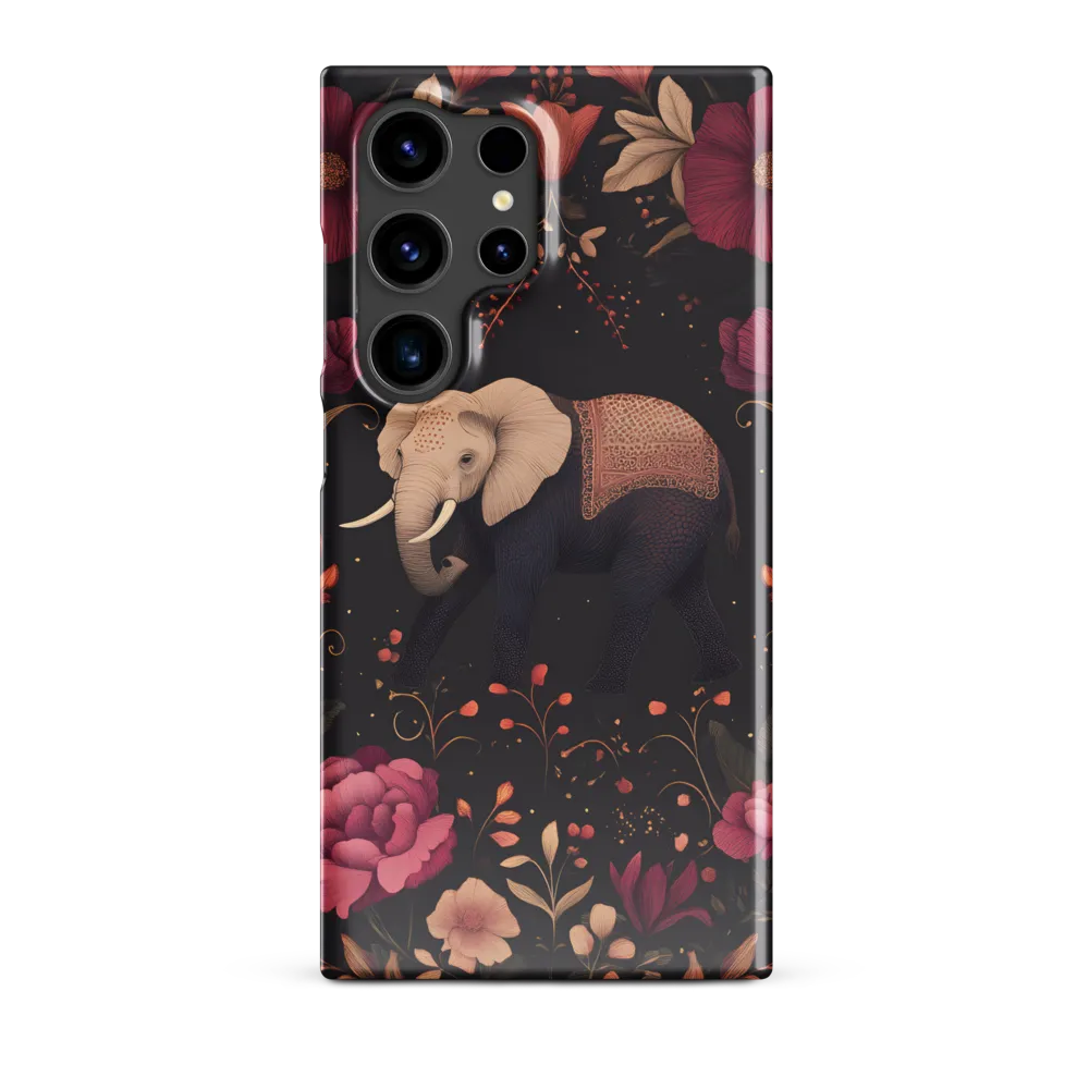 Whispers of the Wild: Elephants and Blooms